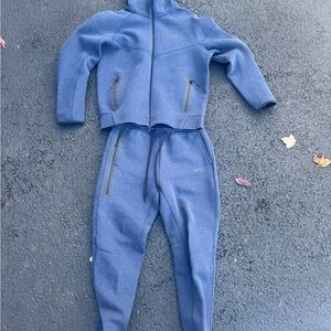 Nike Blue Jacket and Pants Set